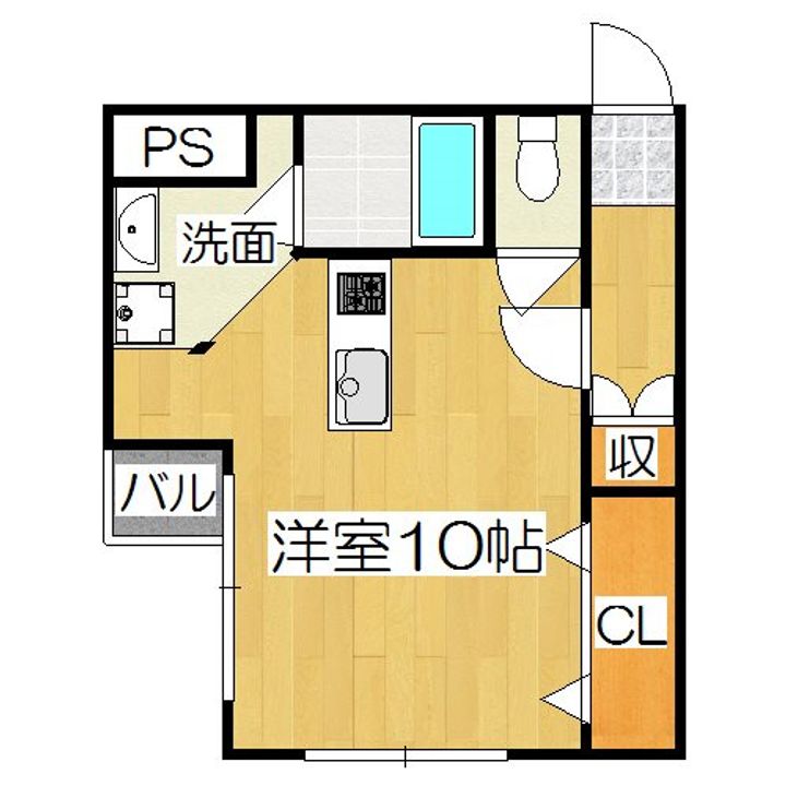 五条セフィーマンションの間取り
