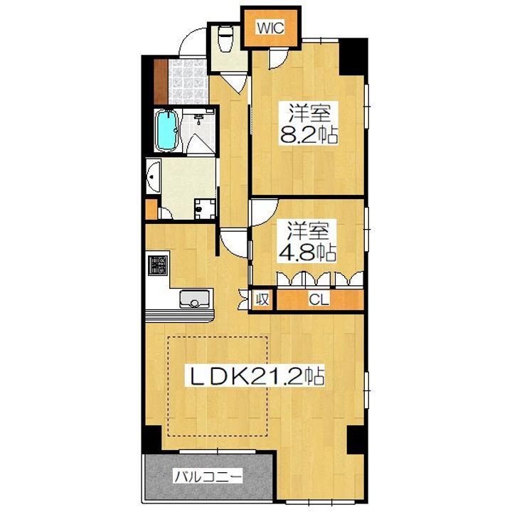 イーグルコート京都御所南プレミアム迎賓館の間取り