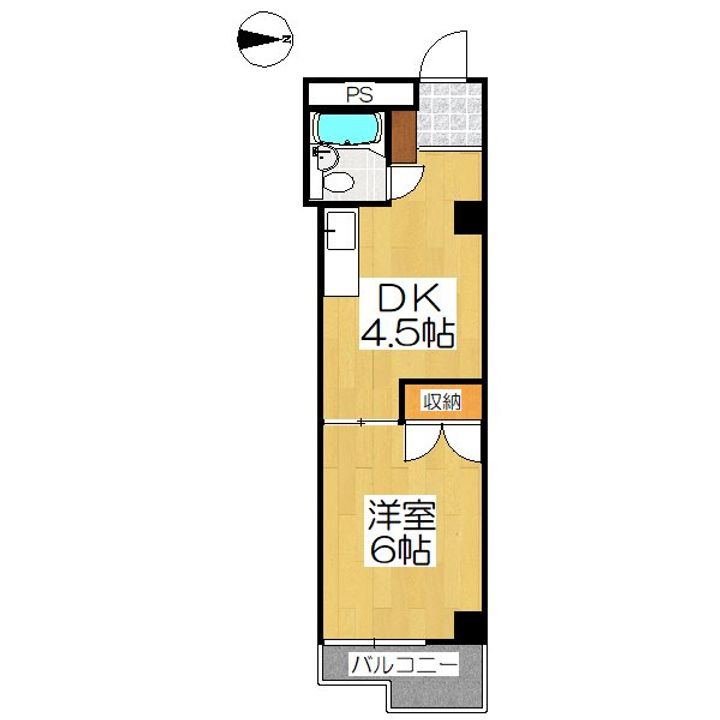 第2パールハイツ上杉の間取り