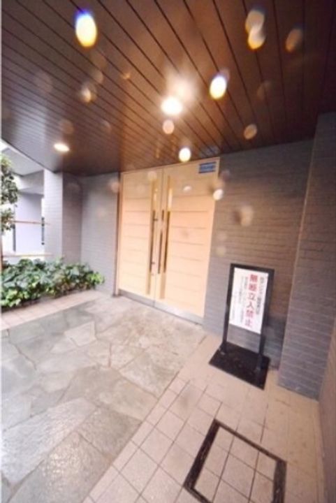 東京都台東区北上野2丁目の賃貸マンションの玄関