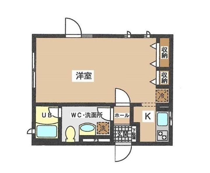 東京都豊島区池袋3丁目の賃貸マンションの間取り