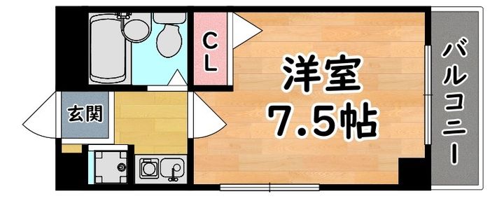 サンパレス21六甲IIの間取り