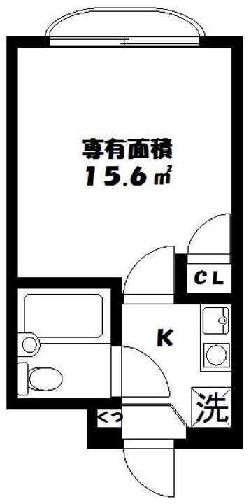 パラゼット中野203の間取り