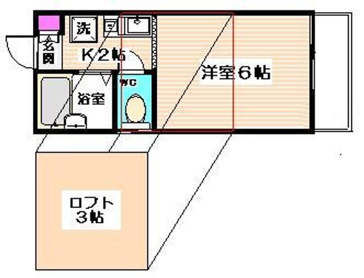 クレセントハイツ高円寺102の間取り