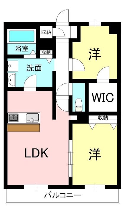 サンパーシモンの間取り