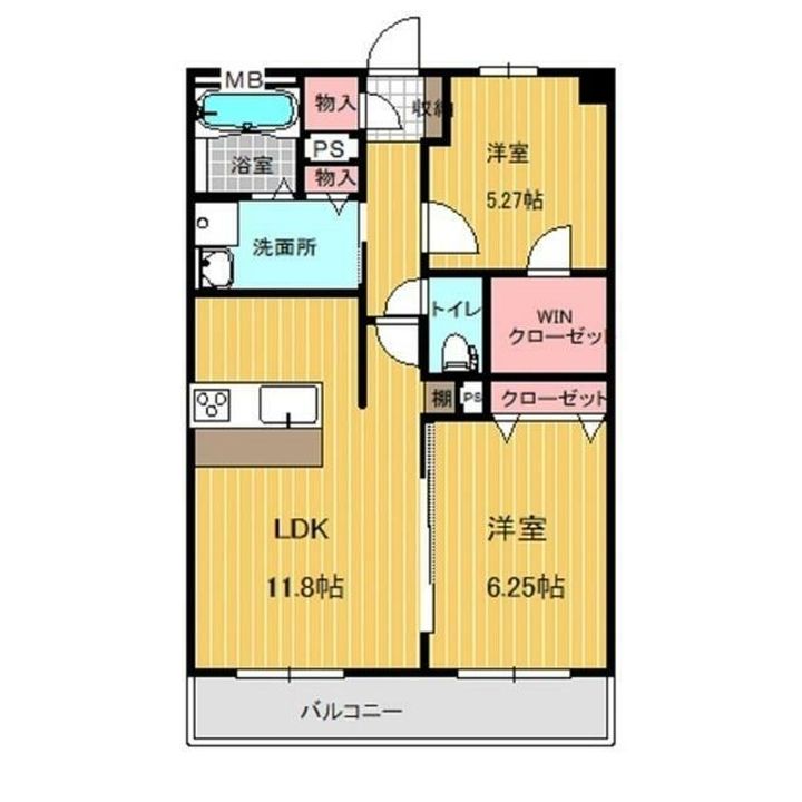 サンパーシモンの間取り