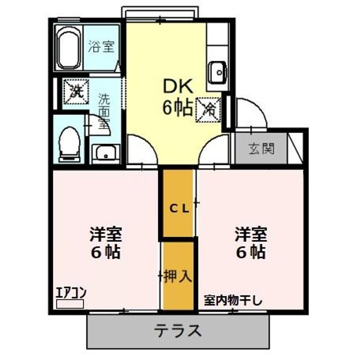 タウンコートの間取り