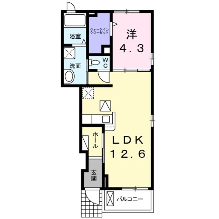 アルドーレの間取り