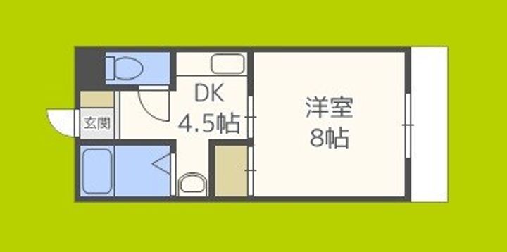 キンキ北ハイツの間取り