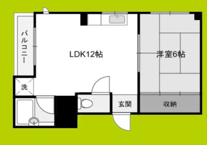 コーポA&Nの間取り