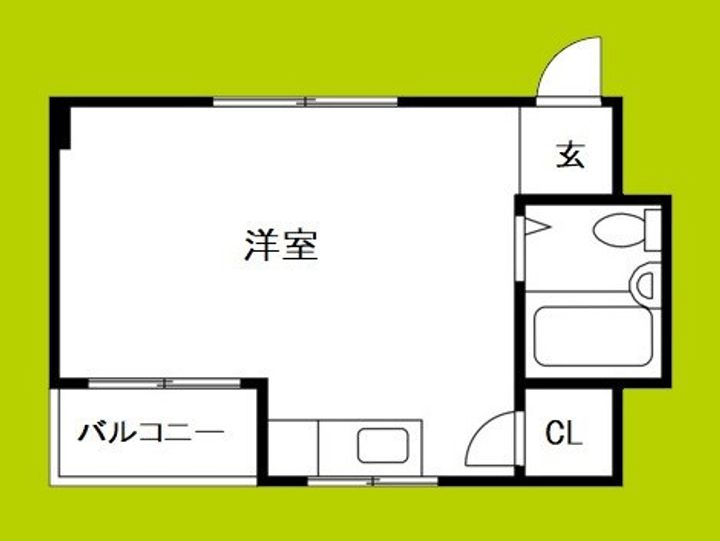 宝マンションの間取り