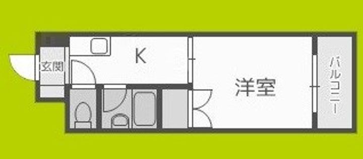 東洋プラザ泉尾の間取り