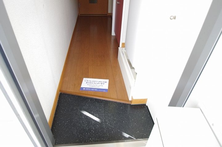 レオパレスメルツェIVの玄関