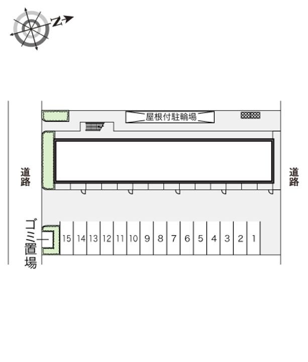 レオパレスアルカディの地図