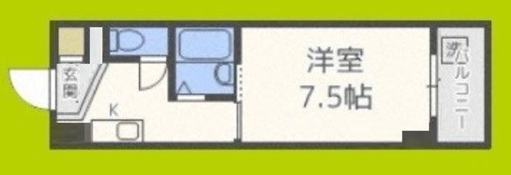 ティックランド南船場の間取り