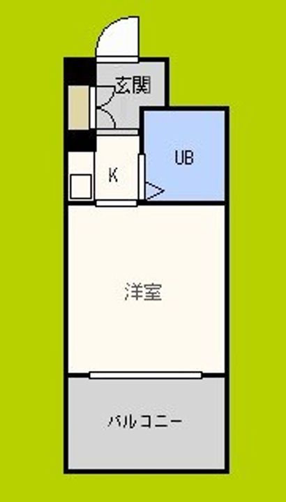 パークサイド上本町駅前の間取り