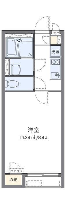クレイノYASAKAの間取り