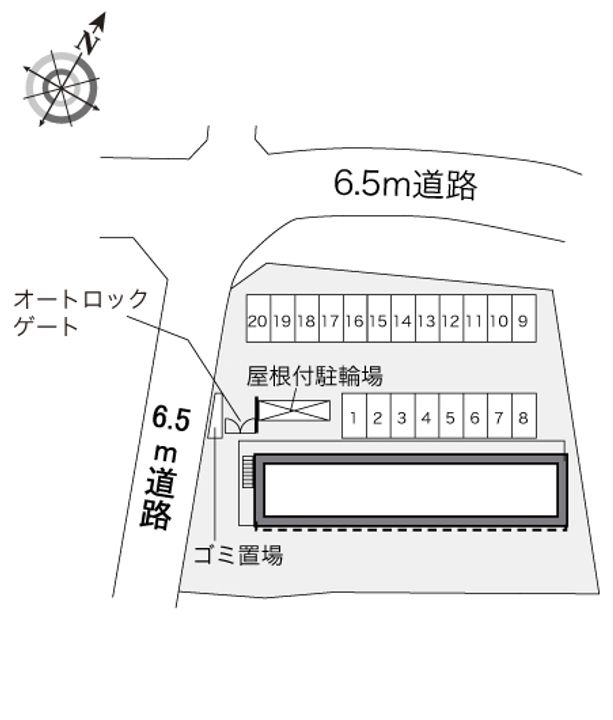 レオパレス樽井北の地図