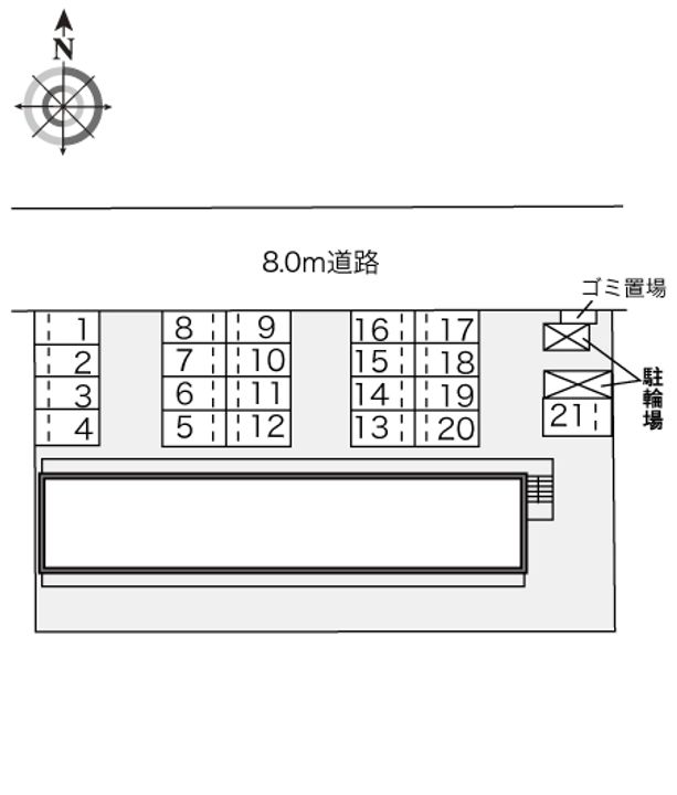 レオパレスコムフィー鶴見の地図