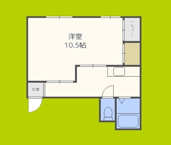メモリアルタウンC棟の間取り