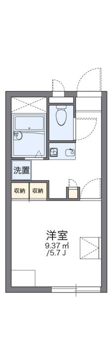 レオパレスエクセルの間取り