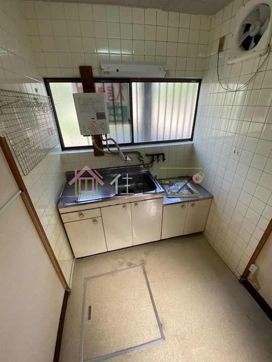 大阪府大阪市住吉区遠里小野7丁目(一戸建)の賃貸物件のキッチン