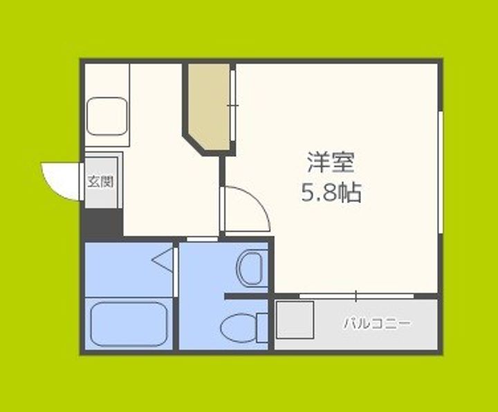 大阪府大阪市都島区内代町2丁目の賃貸マンションの間取り