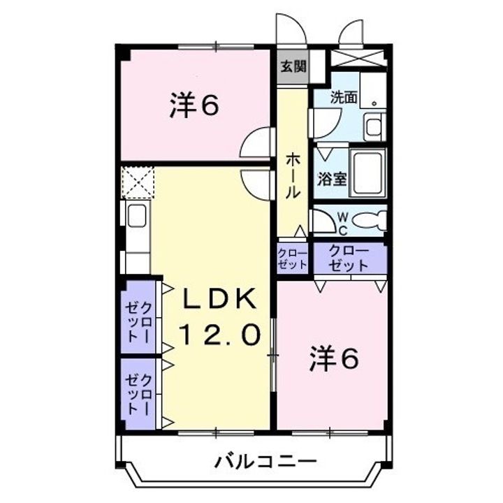 プレステージIの間取り