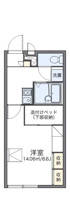 レオパレスAKURA5の間取り