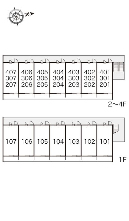 レオパレスクララ九条の地図