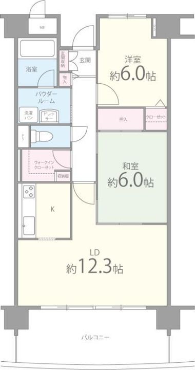 ファミーユ2002の間取り