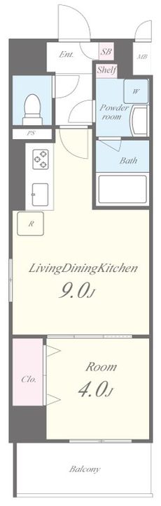 アリビオ大阪港の間取り