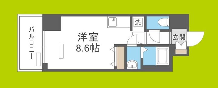 リフレス天王寺国分町の間取り