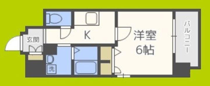 エスリード心斎橋EASTの間取り