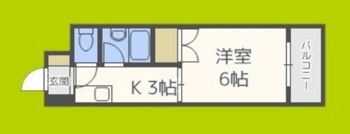 東洋プラザ泉尾の間取り