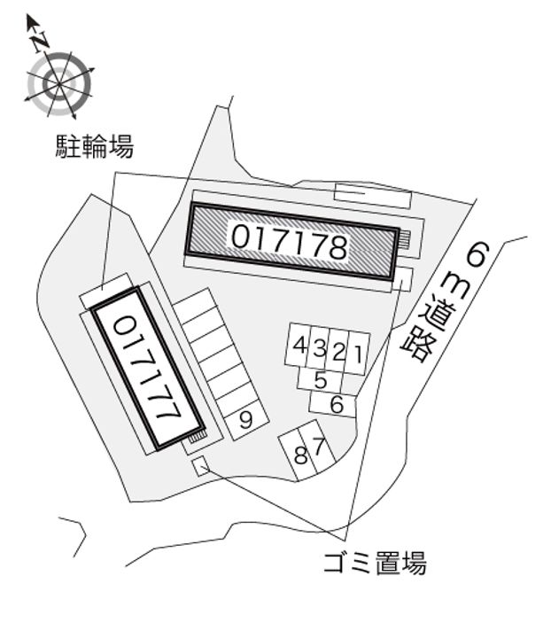 レオパレス多田4の地図