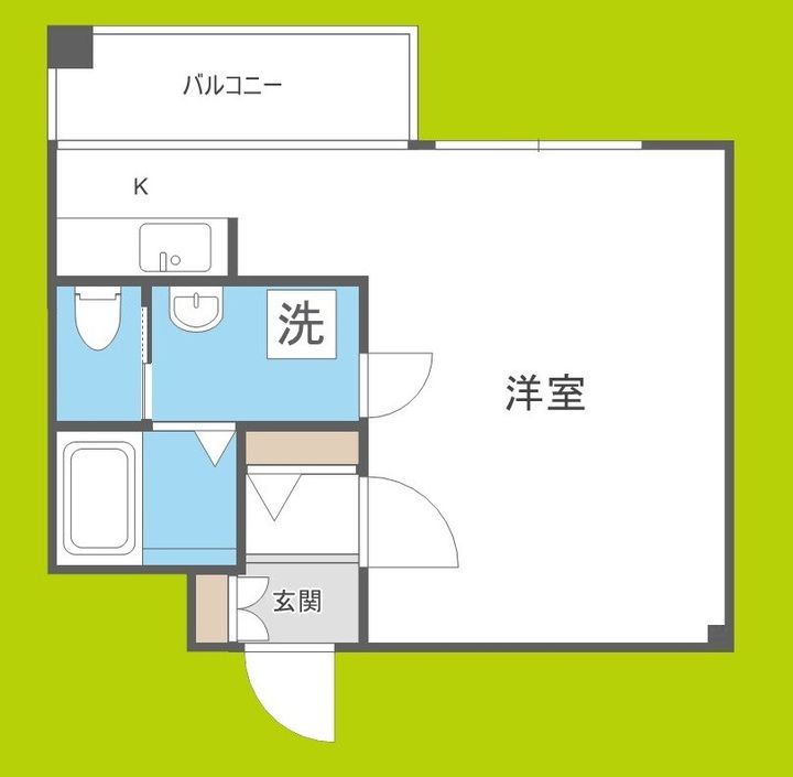 ウェルバート瓜破の間取り