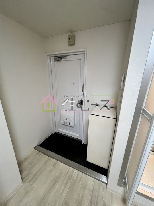 千扇ハイツの玄関