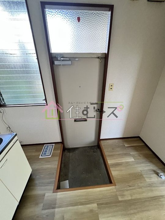 スカイハイツの玄関
