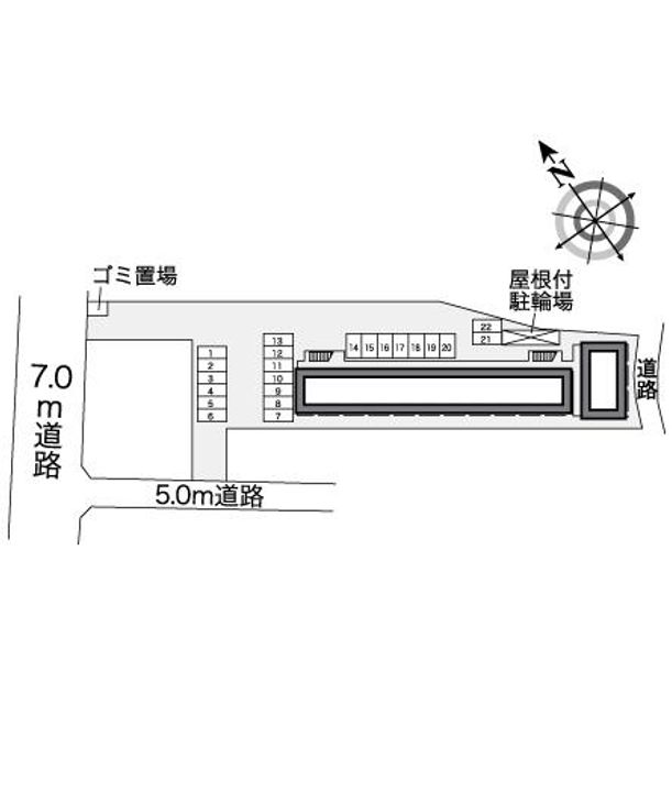 レオパレス二田の地図