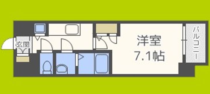 エスリード阿波座ノースプレイスの間取り