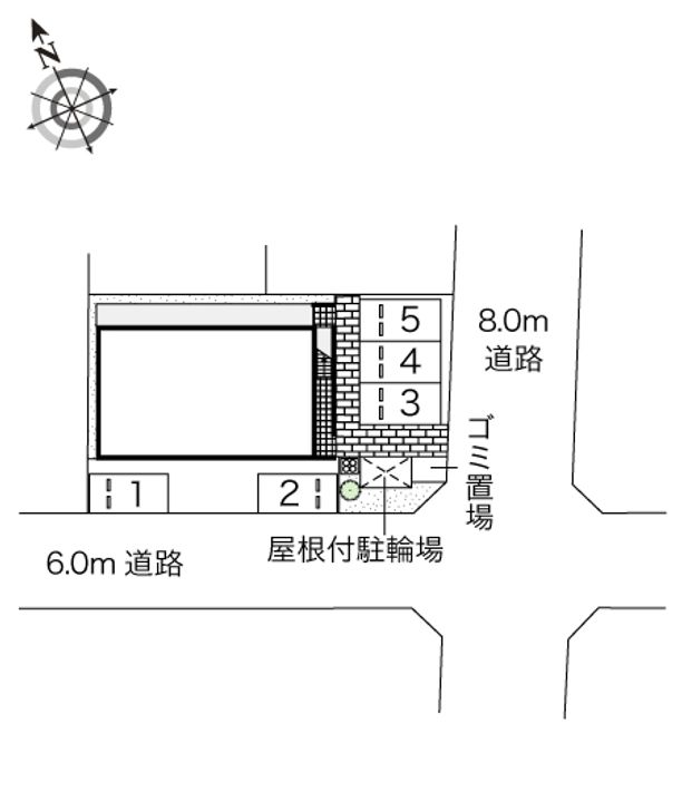 レオパレス御陵の地図