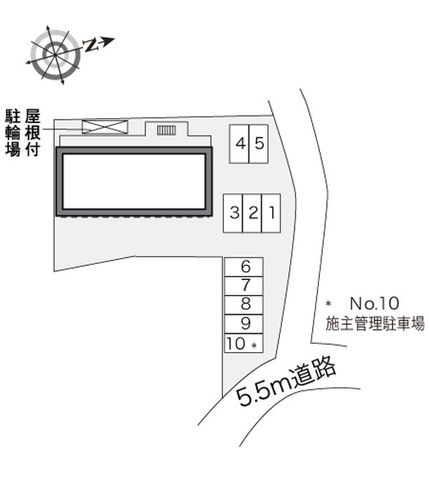 レオパレス観音の地図