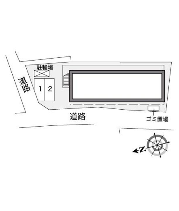 レオパレスヴェセルの地図