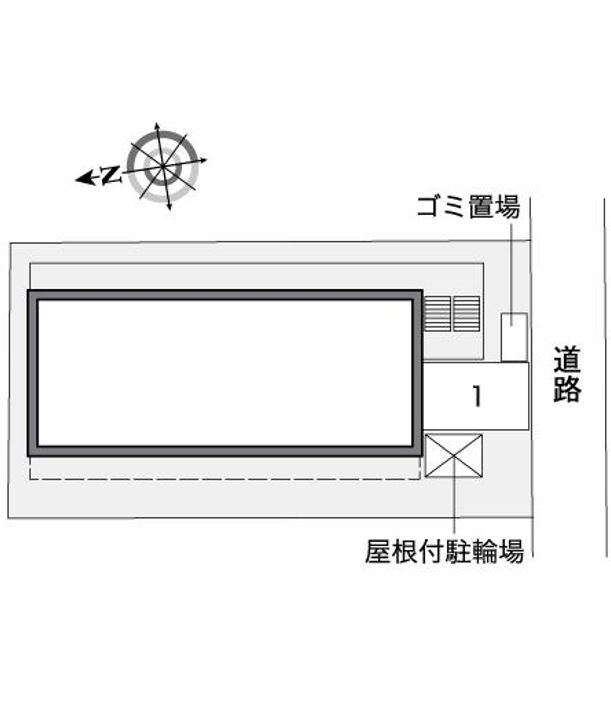 レオパレスフジIIの地図