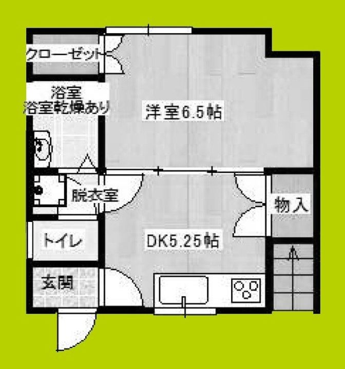 フジヤマンションの間取り