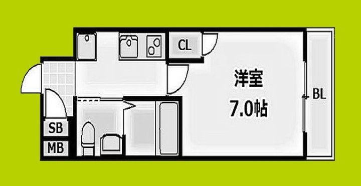 クリスタル昭和の間取り