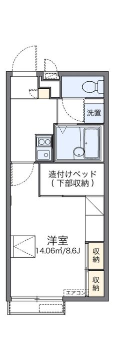 レオパレス辻九第三の間取り