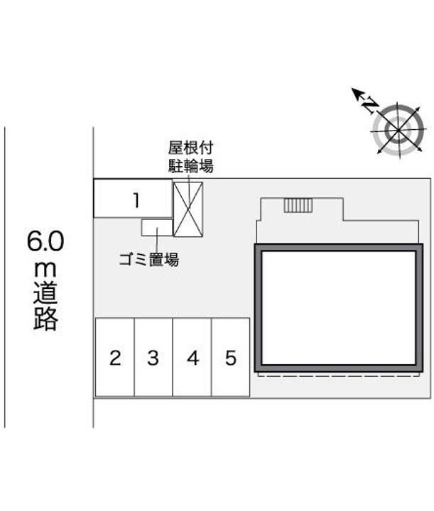 レオパレスソレイユ富木の地図