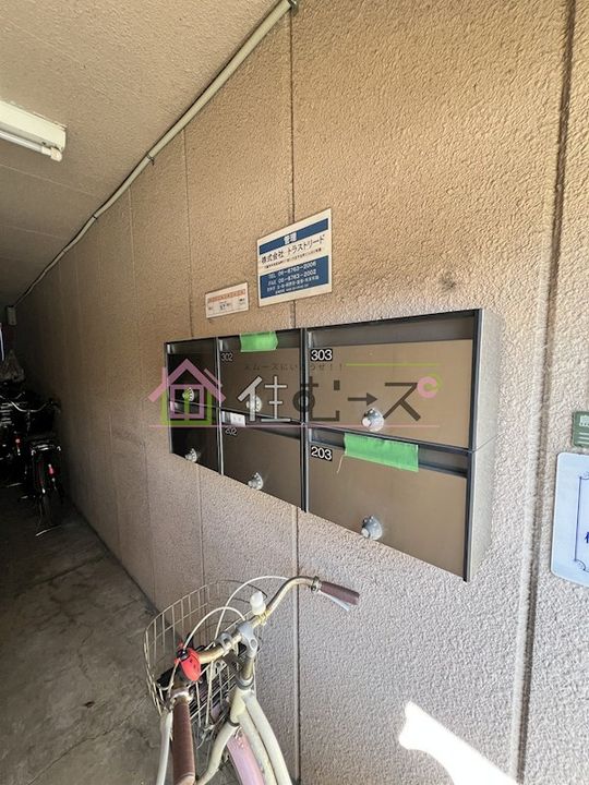 さくらハイツの玄関